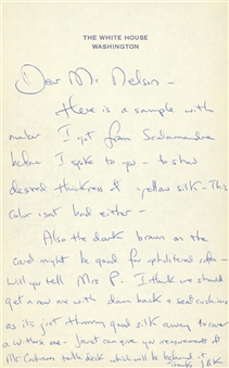 Jackie Kennedy Handwritten & Signed Letter on White House Stationery (PSA/DNA) 